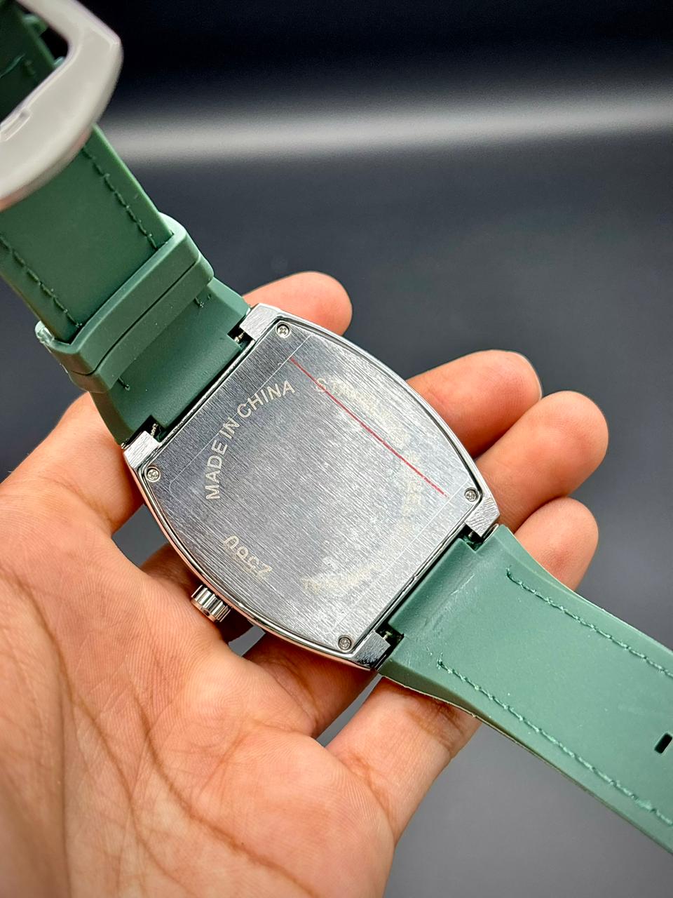 FKM Premium Statement Men’s Watch – Curved Case | Silver Numerals | Yachting Scale