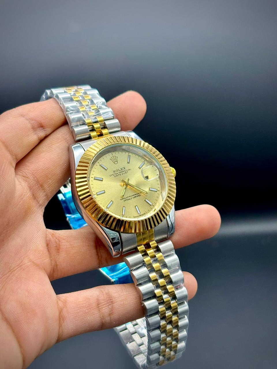 RLX Classic Two-Tone Watch | Champagne Dial | Executive Daily Driver