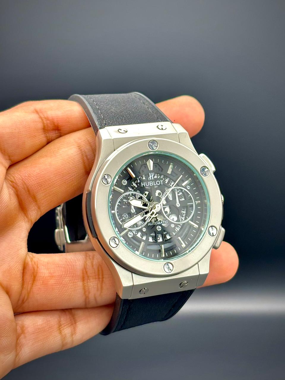HB Stealth Edition Master Timepiece | Silver & Black
