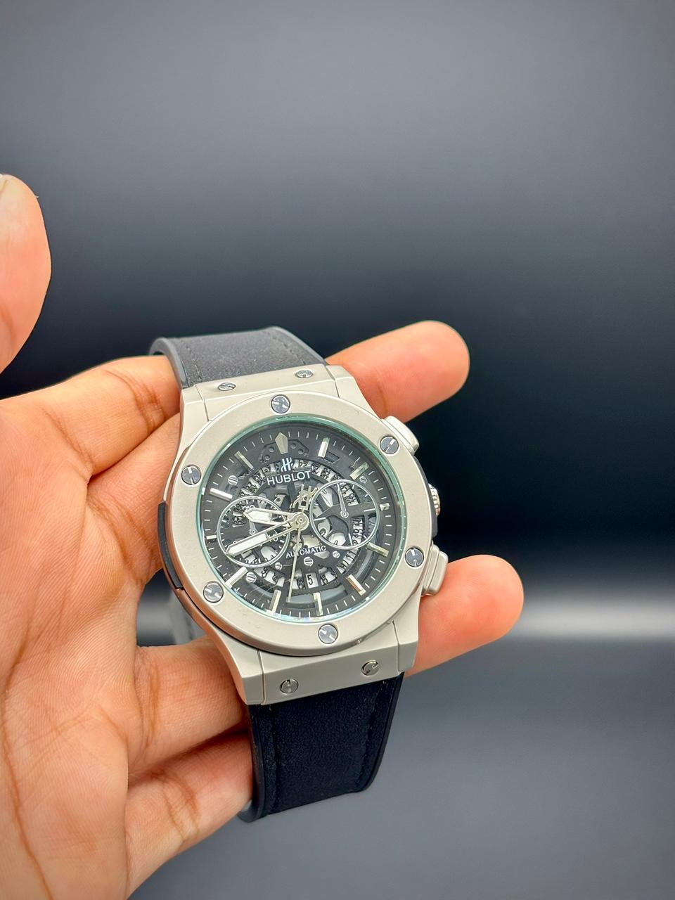 HB Stealth Edition Master Timepiece | Silver & Black